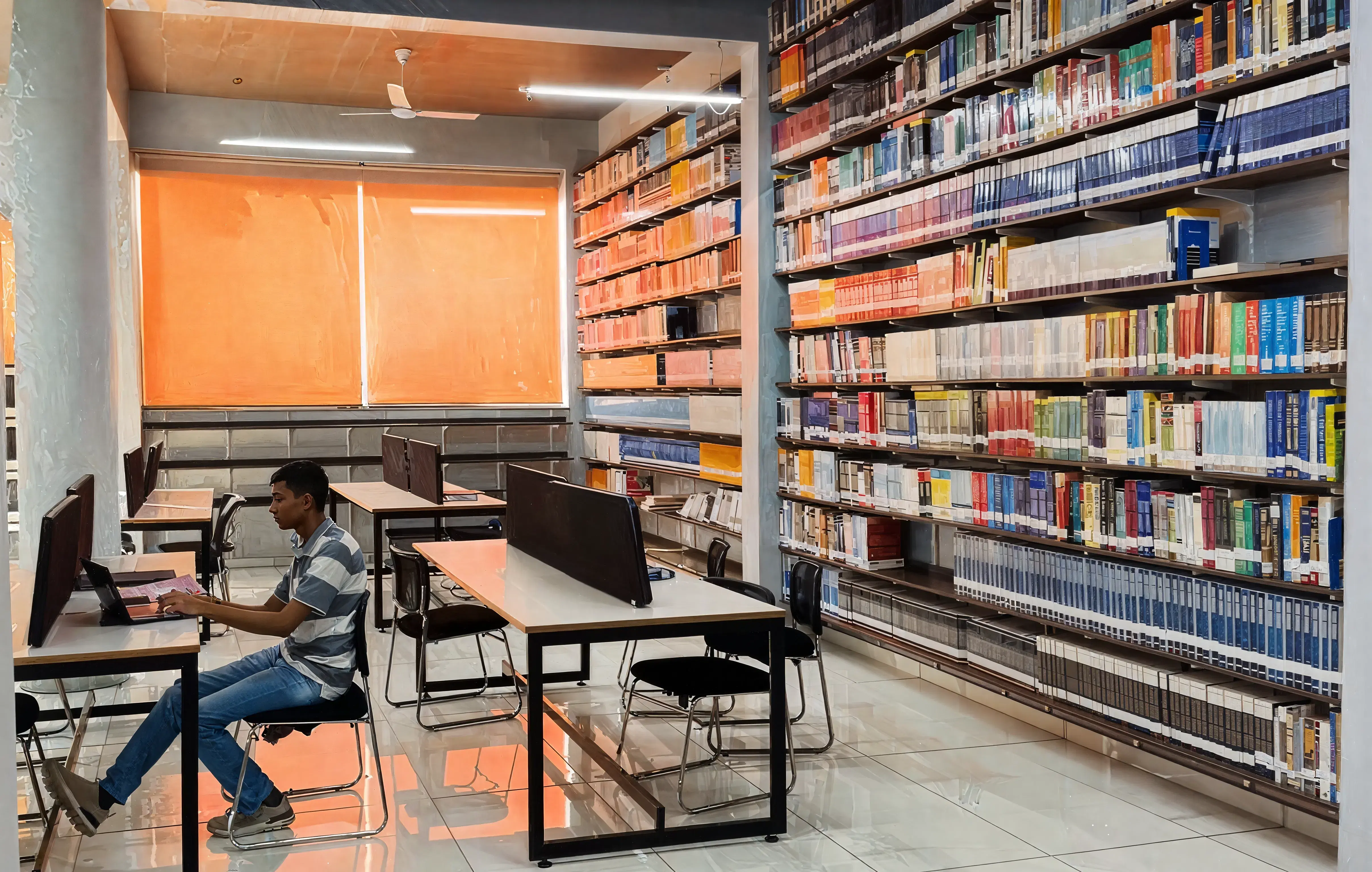 Narayana Business School Ahmedabad library photo 1